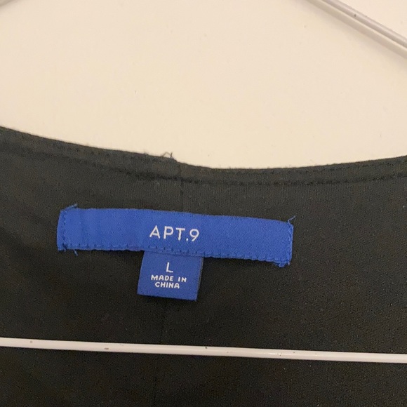 NWT Grey Zip Front Boucle Dress - Size L - Picture 3 of 4